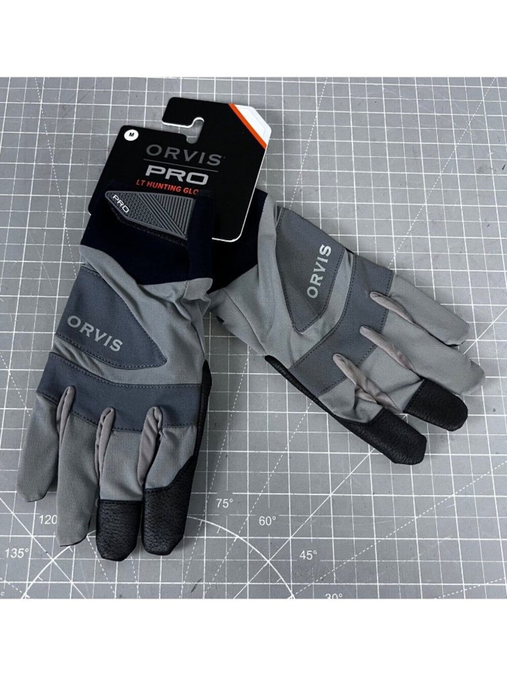Orvis Pro LT Hunting Gloves Granite Men's Sz. Medium Synthetic Leather NEW~~